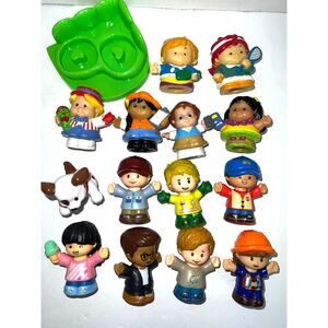 Little People Lot Fisher Price Construction Worker Ring Master Variety Puppy Dog